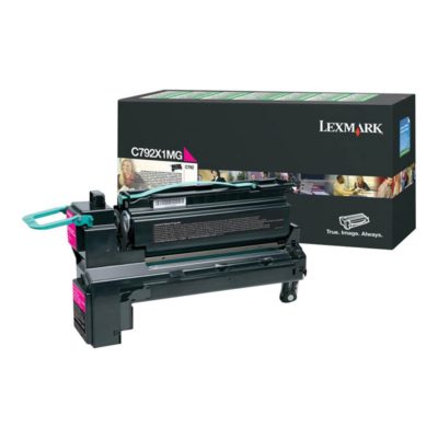 Lexmark C792X1MG High Yield Toner, Magenta Single Pack Lexmark C792X1MG High Yield Toner, Magenta Single Pack